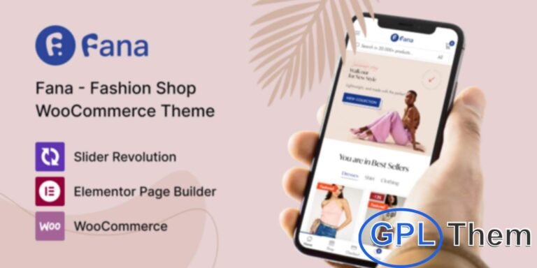 Fana – Fashion Shop WordPress Theme Fana is a stylish and fully responsive WordPress theme designed for fashion boutiques, clothing stores, and online apparel shops.