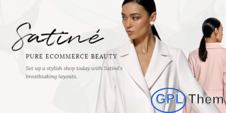 Satiné – Fashion & Clothing Shop WordPress Theme Satiné is a modern and fully responsive WordPress theme designed for fashion boutiques, clothing stores, jewelry shops, shoe stores, home décor shops, furniture stores, and confectionery businesses.
