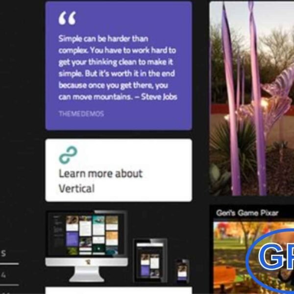 CyberChimps Vertical – Responsive WordPress Theme CyberChimps Vertical is a modern and fully responsive WordPress theme featuring a clean, crisp, and professional design. Built to adapt seamlessly across all devices, it ensures a flawless browsing experience on desktops, tablets, and mobile phones.
