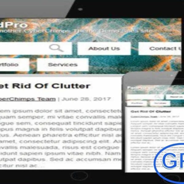 CyberChimps FadPro – Blogging WordPress Theme FadPro is a modern and fully responsive WordPress theme designed for bloggers, writers, and content creators. With a clean and trendy design, FadPro puts the spotlight on your content, making it the main focus of your website.