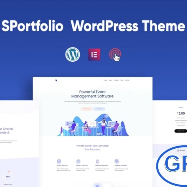 SPortfolio – Minimalist Multi-Purpose WordPress Theme SPortfolio is a modern and fully responsive WordPress theme designed for creative professionals, freelancers, agencies, and portfolio websites.