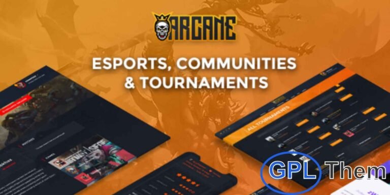 Arcane – Gaming Community WordPress Theme Arcane is a fully responsive WordPress theme designed for gaming communities, esports teams, and online gaming platforms.