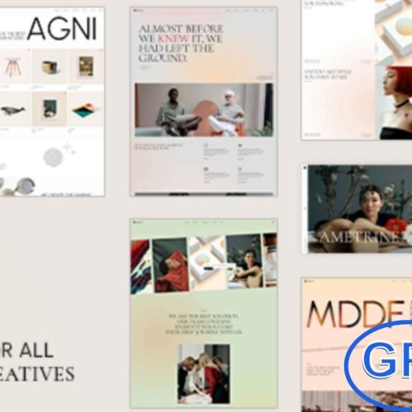 Ametrine – Modern Creative WordPress Theme Ametrine is a stylish and modern WordPress theme crafted for creative agencies, design studios, freelancers, and professionals who want to showcase their work with elegance.