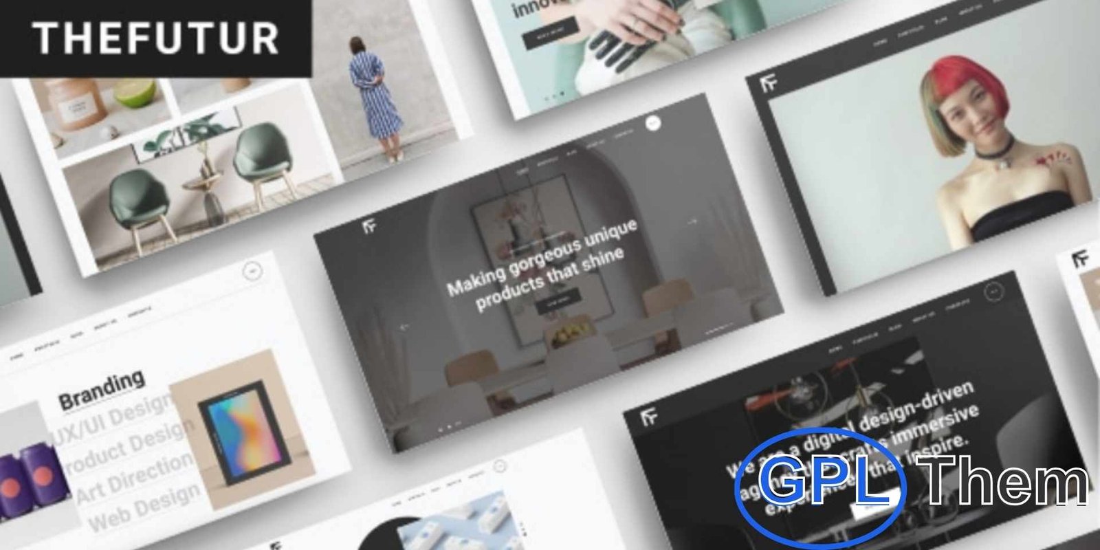 TheFutur – Creative Portfolio & Agency Theme TheFutur – Creative Portfolio & Agency WordPress Theme TheFutur is a modern and multi-concept WordPress theme built with Gutenberg, perfect for creative portfolios and digital agencies. With its minimalistic yet unique design, it offers a clean, professional, and interactive user experience.