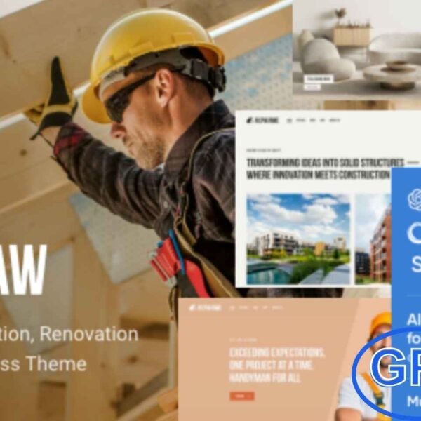 Jigsaw – Building & Construction WordPress Theme Jigsaw is a modern and professional WordPress theme crafted for construction, renovation, and maintenance businesses.