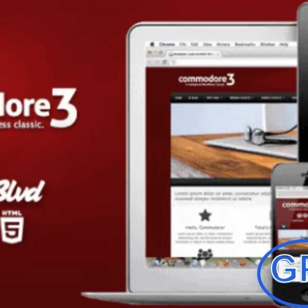 Commodore – Responsive WordPress Theme Commodore is a classic and best-selling WordPress theme, known for its elegant glossy design that captures the essence of the web 2.0 era. Rebuilt in 2014 on a powerful responsive framework, Commodore combines modern functionality with timeless style.