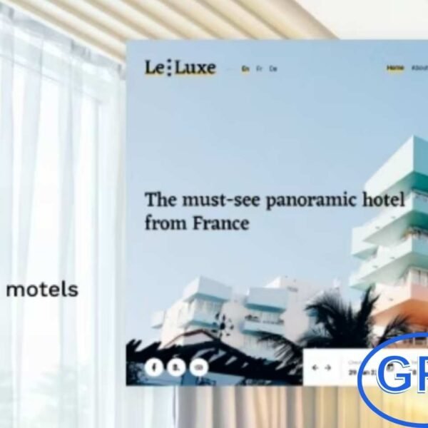 LeLuxe – Hotel WordPress Theme LeLuxe is a stylish and modern WordPress theme built for hotels, resorts, motels, spa centers, and B&Bs. With its elegant design and user-friendly features, it’s perfect for showcasing accommodations and managing online bookings with ease.