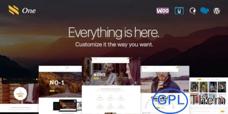 One – Business Agency & Events WooCommerce Theme One is a versatile and modern WordPress theme crafted for business agencies, corporate events, and multipurpose websites. Designed with user experience in mind, it offers 8 unique homepage layouts, 30+ inner pages, and 25+ custom elements to build a professional site with ease.