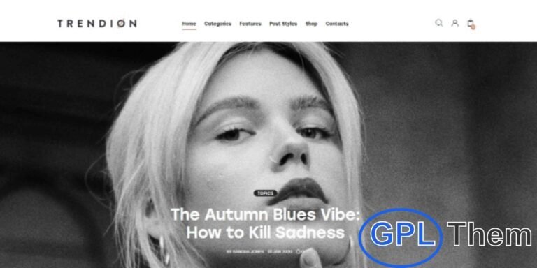 Trendion – Lifestyle Blog & Magazine WordPress Theme Trendion is a modern, responsive, and stylish WordPress theme perfect for lifestyle blogs, online magazines, and personal journals.