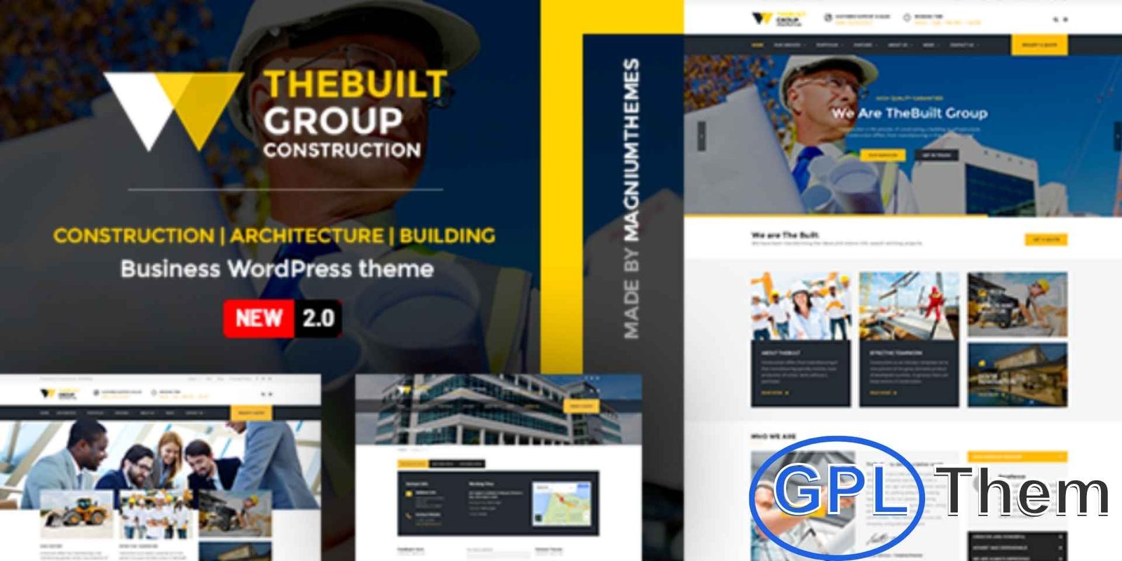 TheBuilt – Construction and Architecture WordPress Theme TheBuilt – Construction & Architecture WordPress Theme TheBuilt is a premium WordPress theme designed for construction companies, architecture firms, corporate businesses, and other professional services.