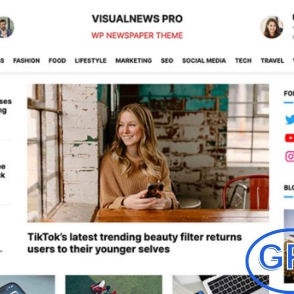 VisualNews Pro – Newspaper & Magazine WordPress Theme VisualNews Pro is a powerful WordPress theme designed for newspapers, online magazines, and news portals.