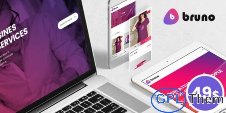 Bruno – WordPress Theme Bruno is a vibrant and versatile WordPress theme ideal for corporate websites, blogs, eCommerce stores, portfolios, and more.