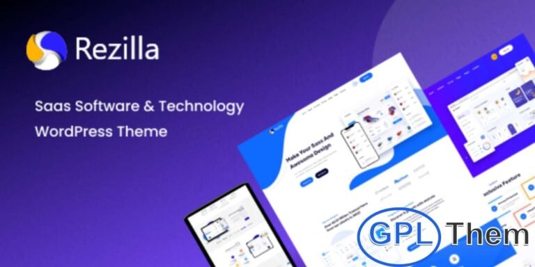 Rezilla – SaaS & Technology WordPress Theme Rezilla is a professional WordPress theme designed for technology companies, SaaS software businesses, startups, and digital agencies.