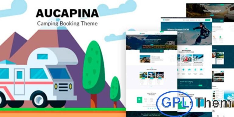Aucapina – Motorhome & RV Rental WordPress Theme Aucapina is a modern WordPress theme designed for motorhome, RV, and campervan rental businesses. With its clean, attractive, and user-friendly design, it’s perfect for travel agencies, auto camping services, and holiday rental villages.