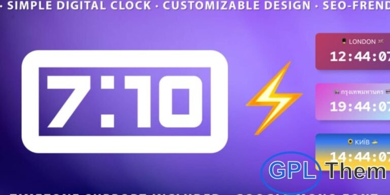 Clock – Magazine & WooCommerce WordPress Theme Clock is a modern WordPress theme designed for magazines, news sites, and online stores with WooCommerce support. Inspired by traditional journalism layouts, it features crisp typography, high-contrast design, and interactive elements to make content easy to read and visually engaging.