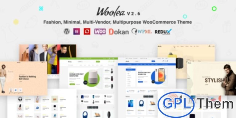 Woolea – Minimal & Multipurpose WooCommerce WordPress Theme Woolea is a clean and modern WooCommerce WordPress theme designed for a wide range of online stores, including fashion, clothing, electronics, furniture, and creative businesses.