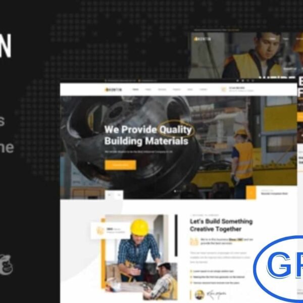 Kontin – Industrial & Factory WordPress Theme Kontin is a professional WordPress theme designed for industrial, factory, and construction businesses.
