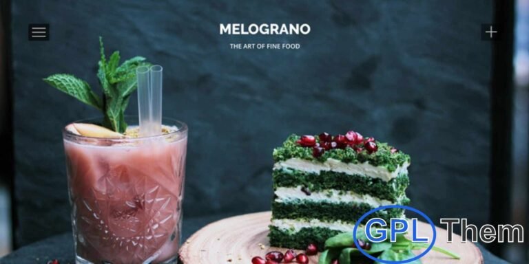 Melograno – Restaurant & Bar WordPress Theme Melograno is a stylish and modern WordPress theme designed for restaurants, bars, cafés, and food businesses. Perfect for creating or revamping your restaurant website, Melograno offers an elegant design that highlights your menu, ambiance, and services.