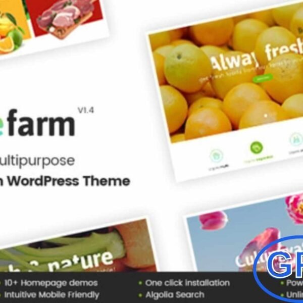 eFarm v2.0.4 – A Multipurpose Food & Farm WordPress Theme