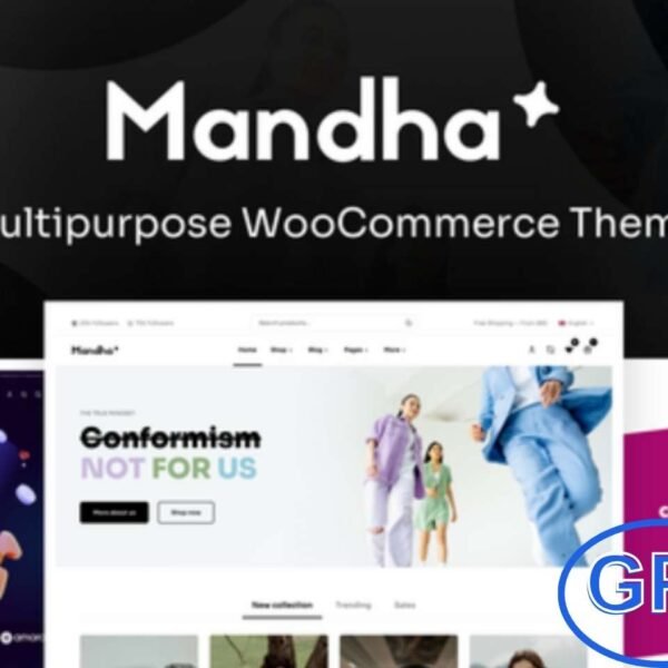 Mandha – Multipurpose WooCommerce WordPress Theme Mandha is a flexible multipurpose WooCommerce WordPress theme designed for creating powerful online stores and business websites. With unlimited customization options, you can easily adjust colors, fonts, layouts, buttons, parallax sections, video backgrounds, galleries, and more—all without coding skills.