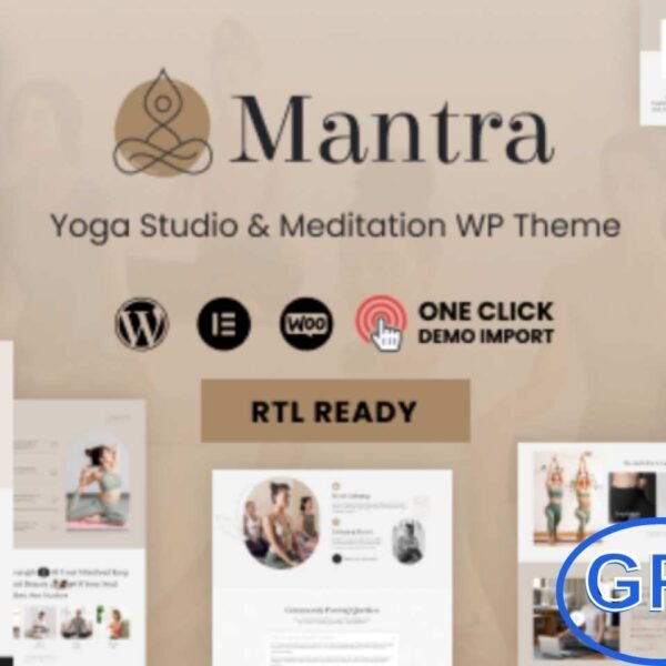 Mantra – Yoga Fitness WordPress Theme Mantra is a beautifully designed Yoga and Fitness WordPress theme tailored for wellness and spiritual lifestyles. Perfect for yoga trainers, meditation centers, fitness studios, asana instructors, gyms, and wellness retreats, this theme helps you build a professional online presence with ease.