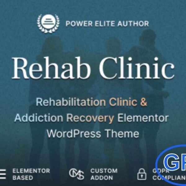 Rehab Clinic – Addiction Recovery Center WordPress Theme Rehab Clinic is a professional WordPress theme designed specifically for addiction recovery and rehabilitation centers.