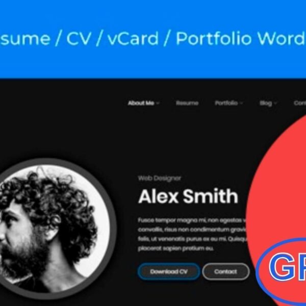 Leven – CV/Resume WordPress Theme Leven is a premium WordPress theme designed for CVs, resumes, vCards, and personal portfolios. Perfect for professionals, freelancers, and creatives, it helps you showcase your skills and experience in style.