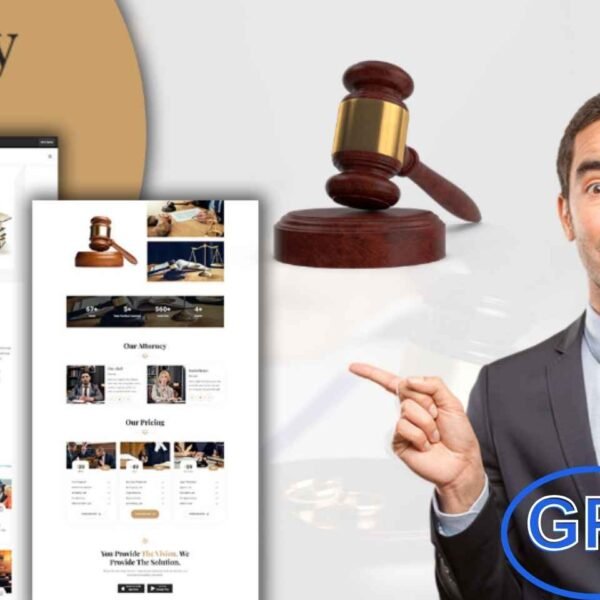 Powar – Lawzy Lawyers & Law Firm Landing Page WordPress Theme Powar – Lawzy is a modern WordPress theme designed for lawyers, attorneys, and law firms to build a strong online presence.