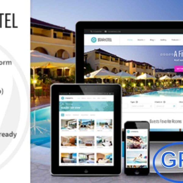 Starhotel – Hotel WordPress Theme Starhotel is a premium WordPress theme crafted for hotels, resorts, bed-and-breakfasts, and hospitality businesses. With its elegant design and powerful booking features, this theme helps you showcase rooms, highlight amenities, and manage reservations with ease.