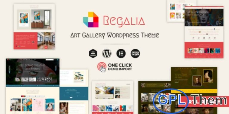 Regalia – Artist Portfolio & Art Gallery WordPress Theme Regalia is a modern and elegant WordPress theme designed for artists, photographers, designers, and creative professionals. With its clean layout and stylish design, it offers the perfect platform to showcase your artwork, photography, or design projects in a professional way.