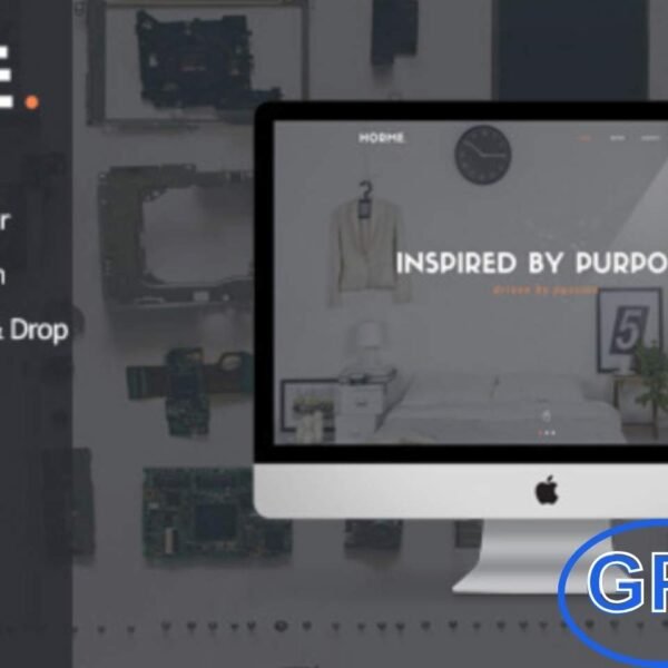 Horme – Clean One Page WordPress Theme Horme is a modern and minimal one-page WordPress theme designed for businesses, startups, portfolios, and creative professionals.