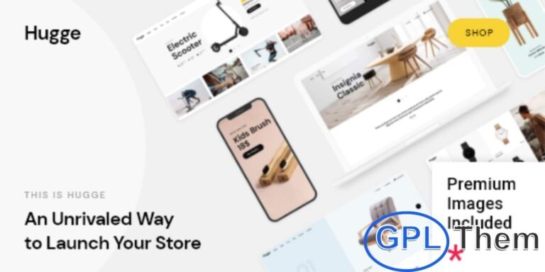Hugge – Elementor WooCommerce Theme Hugge is a modern WooCommerce WordPress theme built with the powerful Elementor page builder, making it the perfect choice for creating stylish and high-performing online stores.