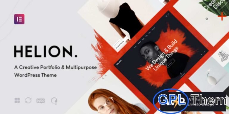 Helion – Creative Portfolio WordPress Theme Helion is a versatile and creative WordPress theme designed for all types of portfolios, whether online or offline. Perfect for showcasing work, projects, designs, or personal achievements, Helion suits professionals like designers, developers, photographers, fashion experts, copywriters, and lifestyle bloggers.