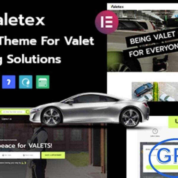 Valetex v1.0.0 – Valet & Parking Services WordPress Theme