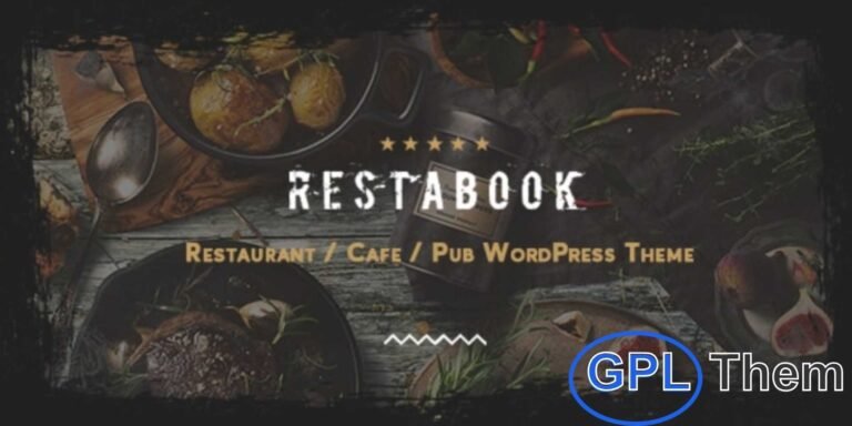 Restabook – Restaurant, Cafe & Pub WordPress Theme Restabook is a responsive WordPress theme designed for restaurants, cafes, pubs, bakeries, and personal chefs. Featuring a clean, modern, and professional design, this theme makes it easy to showcase menus, special dishes, and services.