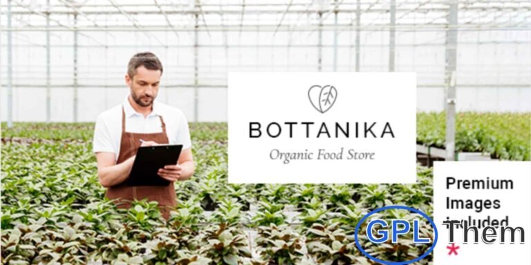 Bottanika – Organic Food Store WordPress Theme Discover the true taste of nature with Bottanika, a WordPress theme crafted for organic food shops, farms, and eco-friendly businesses.
