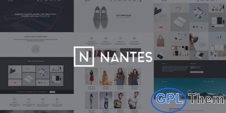 Nantes – Creative eCommerce & Corporate WordPress Theme Nantes is a versatile WordPress theme designed for creative businesses, eCommerce stores, and corporate websites. Fully compatible with WooCommerce, it allows you to set up a professional online store quickly and efficiently.
