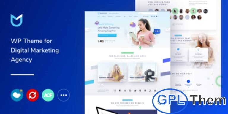 NanoText – Digital Marketing WordPress Theme NanoText is a modern and versatile Digital Marketing WordPress Theme, perfect for marketing agencies, SEO experts, social media consultants, and online business professionals.