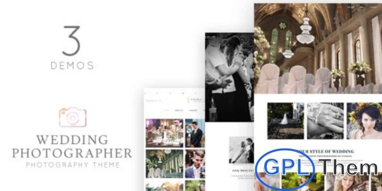 Vivagh – Wedding Photographer WordPress Theme Vivagh is a stunning WordPress theme designed specifically for wedding photographers and photography professionals.