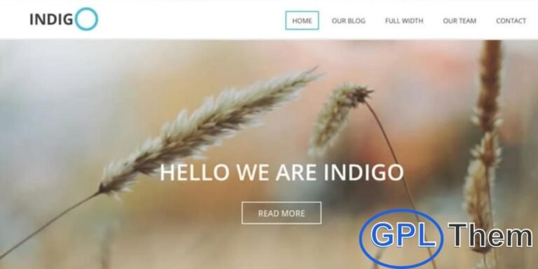 Viva Themes Indigo WordPress Theme – Modern Multi-Purpose Design The Viva Themes Indigo WordPress Theme is a versatile and fully responsive solution that adapts seamlessly to all devices. Perfect for businesses, portfolios, blogs, or creative websites, Indigo offers a clean and modern design that enhances user experience.