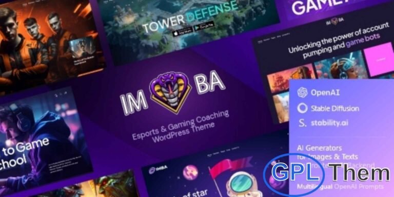 Imba – Modern WordPress & Presentation Theme Imba is a sleek and modern WordPress theme designed to showcase portfolios, business projects, and creative presentations. With 30 unique slides, it provides a versatile platform for professional business presentations, creative pitches, and portfolio displays.