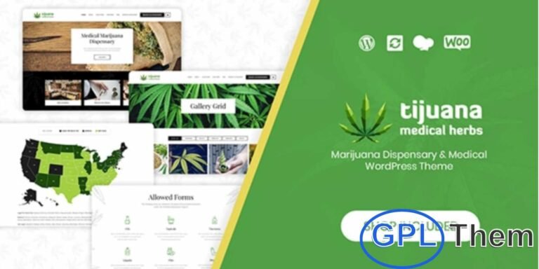 Tijuana – Marijuana Dispensary & Medical WordPress Theme Tijuana is a modern and professional WordPress theme crafted for marijuana dispensaries, cannabis shops, and medical centers. Perfect for businesses specializing in cannabis sales for both medical and recreational purposes, it offers a clean and user-friendly design.
