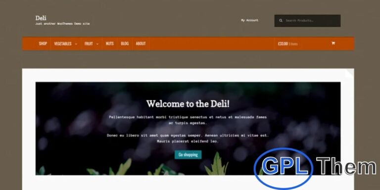 Deli – WooCommerce WordPress Theme by WhooThemes Deli is a premium WooCommerce WordPress theme by WhooThemes, designed specifically for online food stores, delis, bakeries, and grocery shops. Its clean and modern design makes it easy to showcase products and attract customers.
