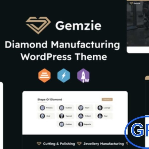 Gemzie – Diamond Manufacturing & Jewelry WordPress Theme Gemzie is a modern and elegant WordPress theme designed specifically for diamond manufacturers, jewelers, and gemstone businesses. Perfect for showcasing exquisite jewelry collections, the theme provides a sleek and professional platform to display diamonds, gemstones, and luxury products with sophistication.