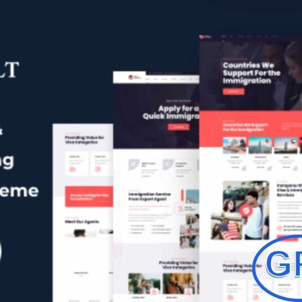 Vezaconslt – Immigration & Visa Consulting WordPress Theme Vezaconslt is a professional and highly advanced WordPress theme designed for immigration and visa consulting services.