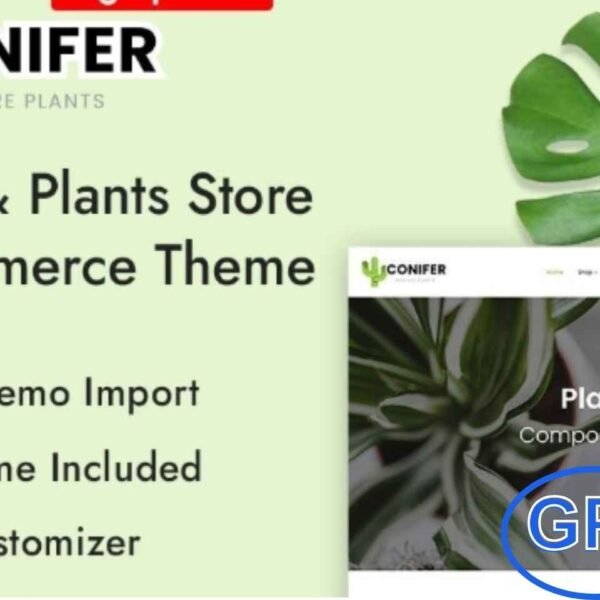 Conifer Plant Store WooCommerce Theme v1.0