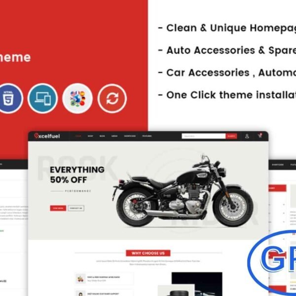 Excelfuel – Automobile Store WooCommerce WordPress Theme Excelfuel is a responsive WooCommerce WordPress theme specially designed for automobile stores, bike shops, car dealerships, and motor retailers.