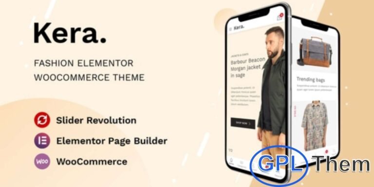 Kera – Fashion Elementor WooCommerce WordPress Theme Kera is a modern, stylish, and fully responsive WordPress theme designed for fashion designers, online boutiques, and business owners looking to grow their store.