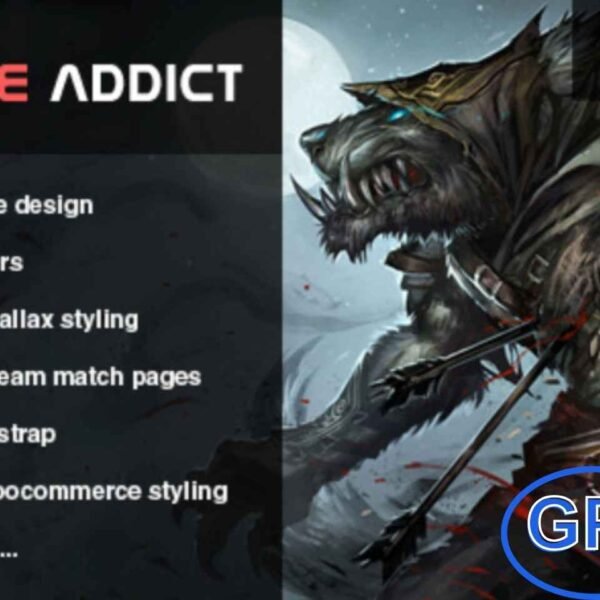 Game Addict v3.5 – Clan War Gaming Theme