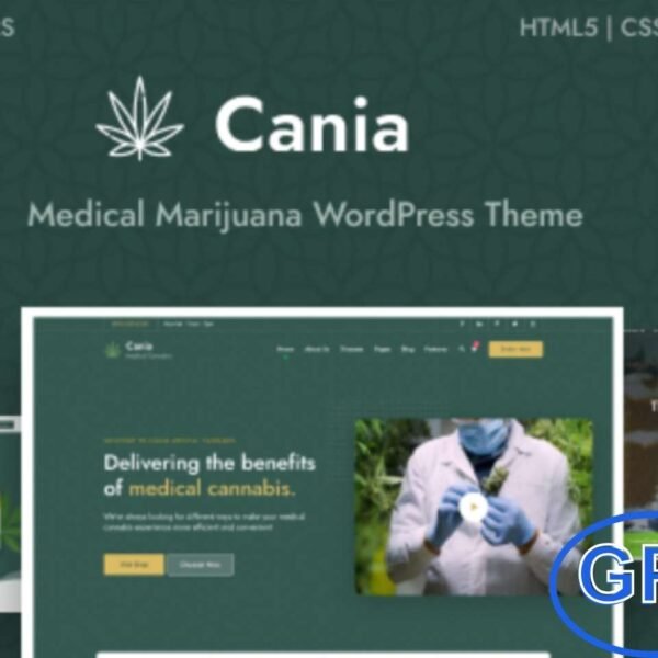 Cania – Marijuana Medical WordPress Theme Cania is a premium medical marijuana WordPress theme crafted for cannabis dispensaries, marijuana shops, and medical cannabis businesses.